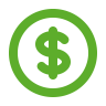 Dollar sign icon